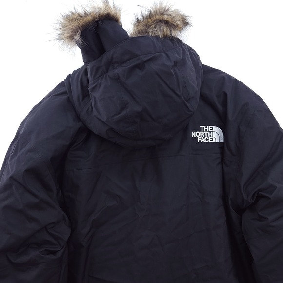 NWT Mens The North Face Bedford Down Parka Coat Black Faux Fur Hood Full Zip XL - Picture 7 of 12